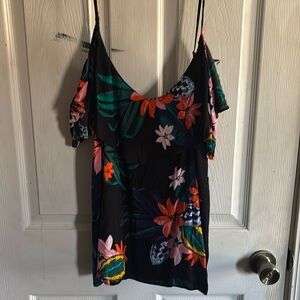 Tropical floral cami top
